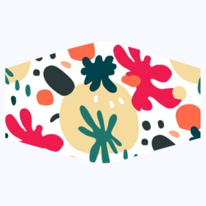 Abstract Flower Mask Design
