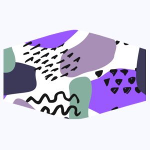 Pastel Pattern Mask 2 Design