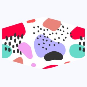 Pastel Pattern Mask 3 Design
