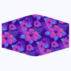 Hibiscus Flower Mask Design