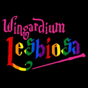 Wingardium Lesbiosa - Pride Tee Design