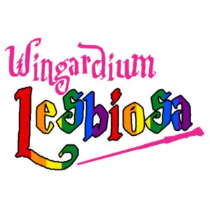 Wingardium Lesbiosa - Pride Tee Design