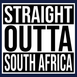 Straight Outta South Africa - Dark - Unisex Long-sleeve T-shirt Design