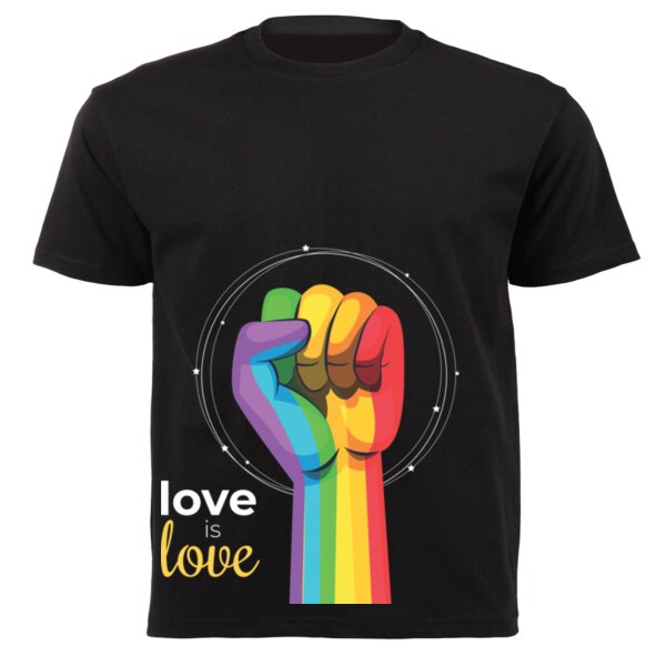 Love is Love Fist - Pride Tee Thumbnail