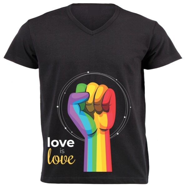 Love is Love Fist - Pride Tee Thumbnail