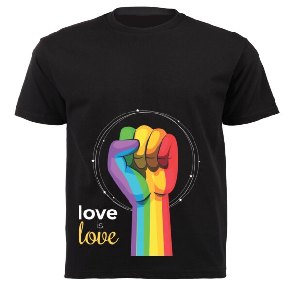 Love is Love Fist - Pride Tee Thumbnail