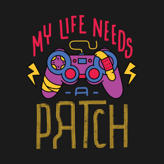 8797 GamerPatchTshirt PR t shirt Thumbnail