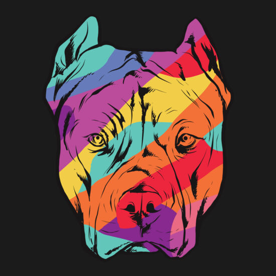 2501 ColorPitbullTshirt PR t shirt Thumbnail
