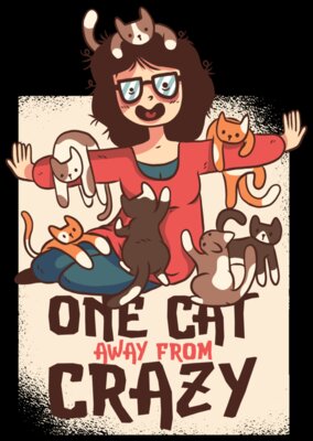crazy cat lady tshirt 01 HQ 01