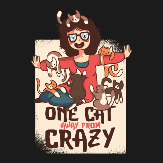 crazy cat lady tshirt 01 HQ 01 Thumbnail
