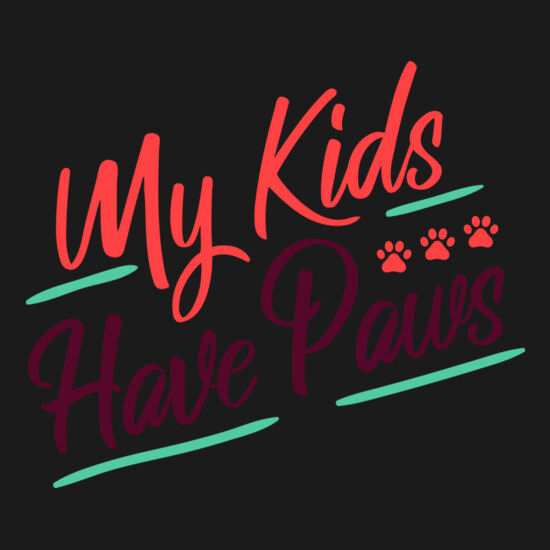my kids have paws lettering by Vexels Thumbnail