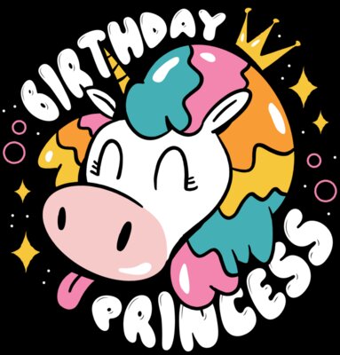 11046 BirthdayPrincessTshirt PR t shirt