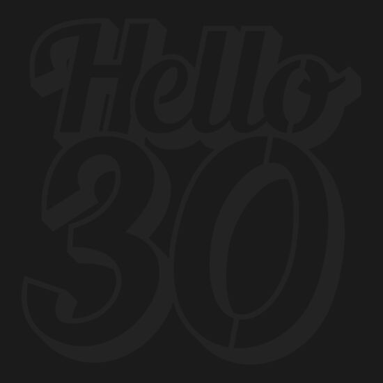 hello 30 cake topper by Vexels Thumbnail