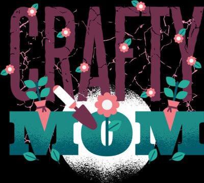Crafty mom tshirt 01