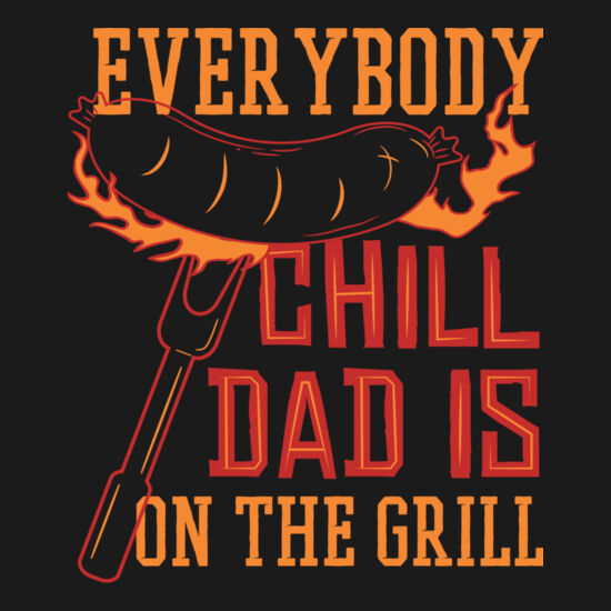 10972 DadIsOnTheGrill tshirt PR Thumbnail