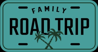 family road trip palms design by Vexels