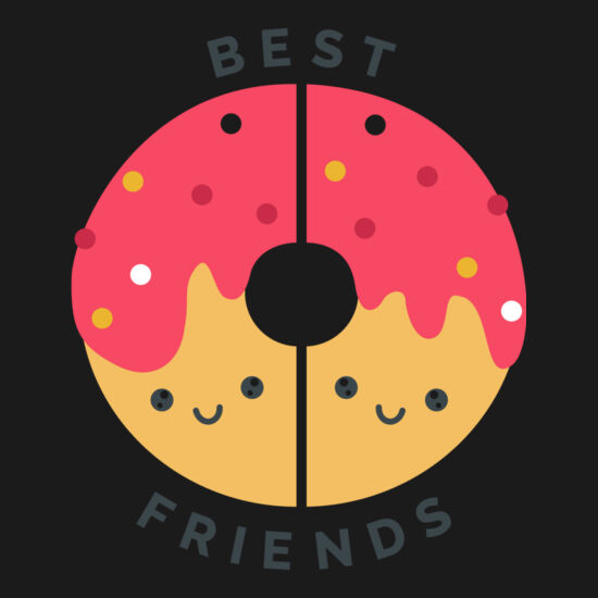 best friends dogear by Vexels Thumbnail