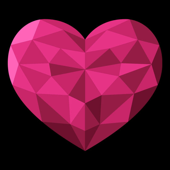 Tesselate Pink Heart Thumbnail