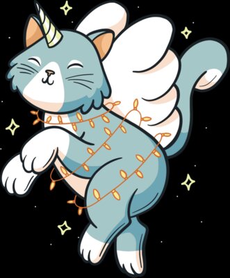 7954 UnicornCat tshirt PR