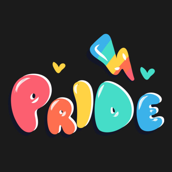 pride rainbow lettering by Vexels Thumbnail