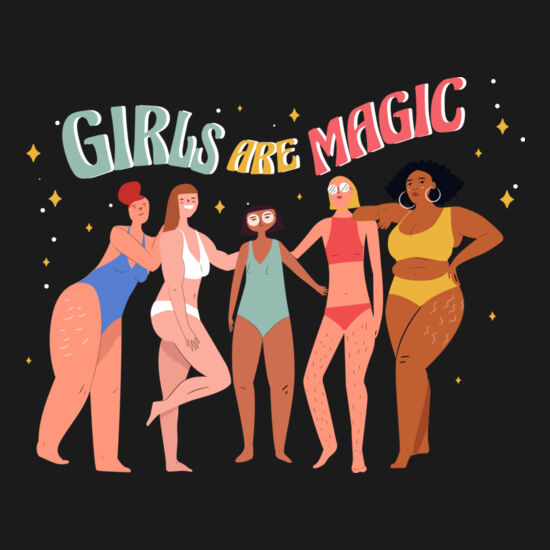 girls are magic characters by Vexels Thumbnail