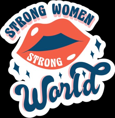 strong women strong world quote by Vexels