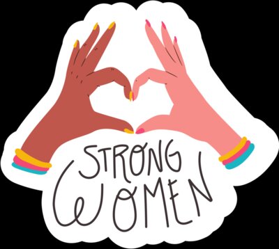 strong women quote by Vexels