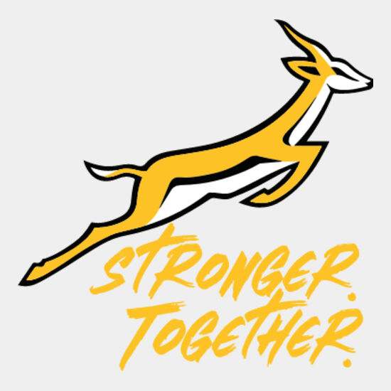 Stonger. Together. (with Springbok Logo) Thumbnail