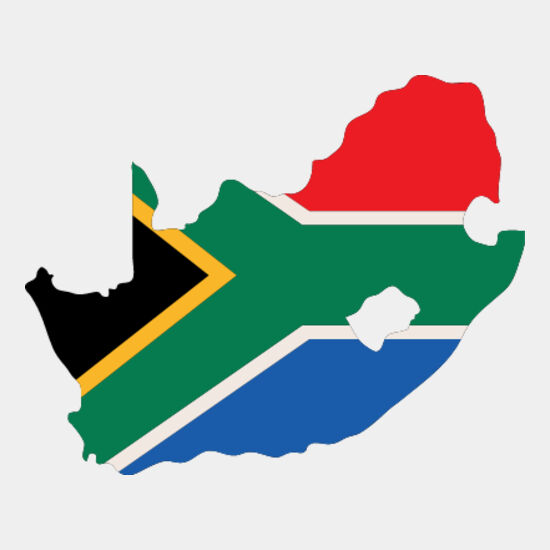 South African Flag - Shaped Thumbnail