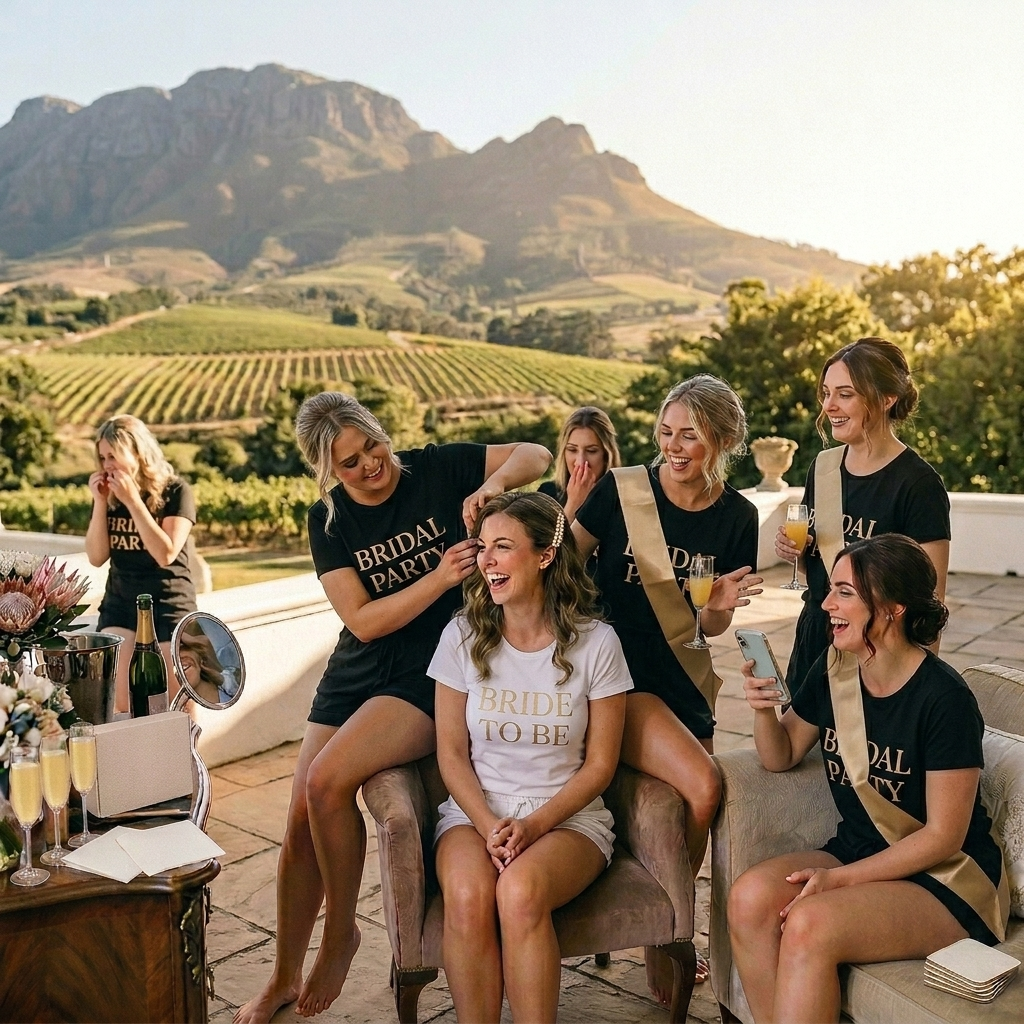 Custom one-off t-shirts for bridal parties, gifts and special occasions
