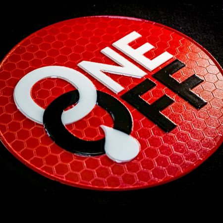 3D DTF raised texture print on hoodie close-up