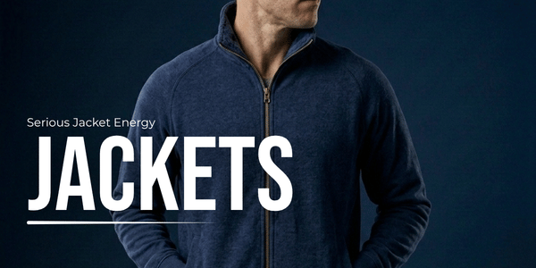 Custom embroidered and printed jackets