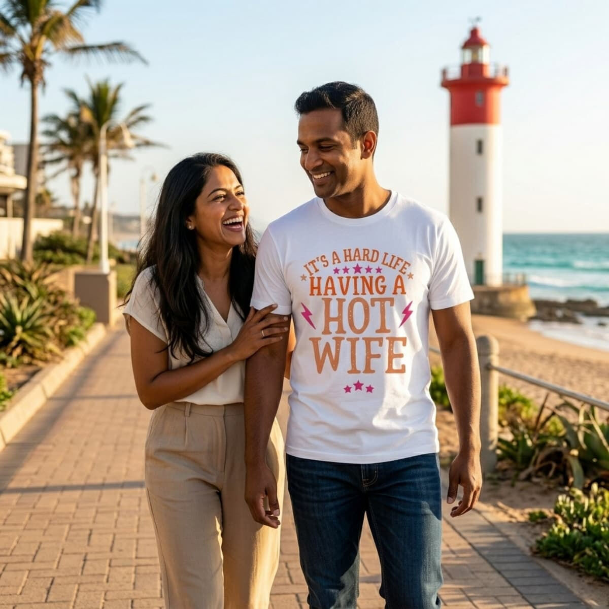 Custom printed t-shirt design example
