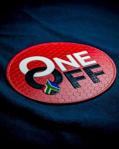 Raised 3D DTF print with a matte finish by OneOff Custom Apparel