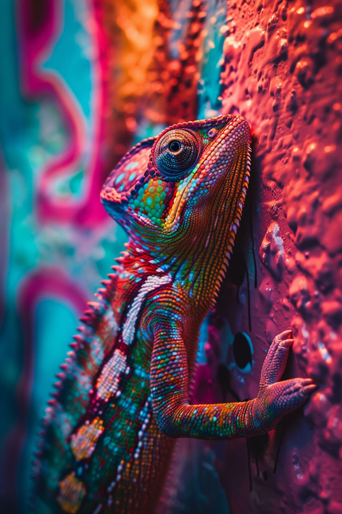 DTF++ NEON CHAMELEON