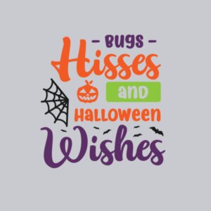 Bugs, Hisses & Halloween Wishes T-shirt Design