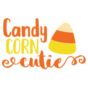 Candy Corn Cutie T-shirt Design