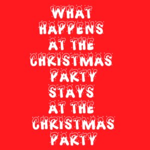 What happens at the Christmas party T-shirt Design
