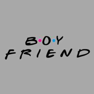 Friends T-shirt - BOY FRIEND Design