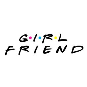 Friends T-shirt - GIRL FRIEND Design