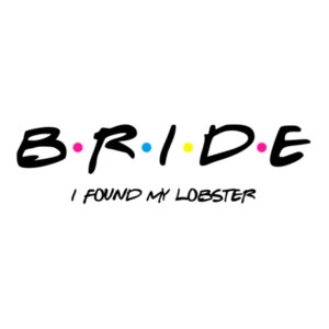 Friends T-shirt white - BRIDE Design