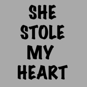 She Stole My Heart T-shirt Design
