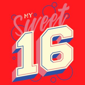 Sweet 16th Birthday Design