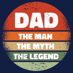 Dad The Legend Design