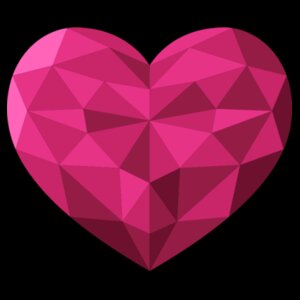 Tesselate Pink Heart Design