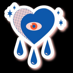 Crying heart Design
