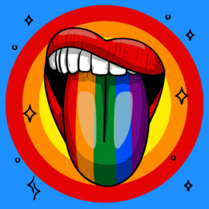 LGBTQ+ Tongue - Pride Tee Design