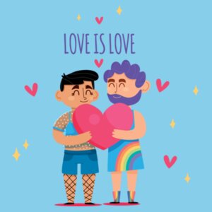 Love is Love Men - Pride Tee Design