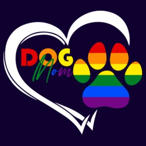 Dog Mom - Pride Tee Design