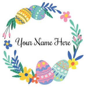 Custom Easter Wreath Design